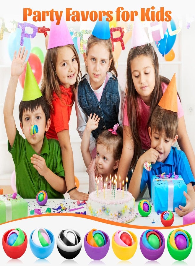 مجموعة جيروسكوب التململ، ألعاب جيروسكوب التململ، لعبة تقليب لا نهائية لتخفيف التوتر، لعبة سبينر يدوية لتخفيف التوتر لدى البالغين والمراهقين والأطفال المصابين باضطراب فرط الحركة ونقص الانتباه والتوحد، لون عشوائي (4 قطع) - Image 4